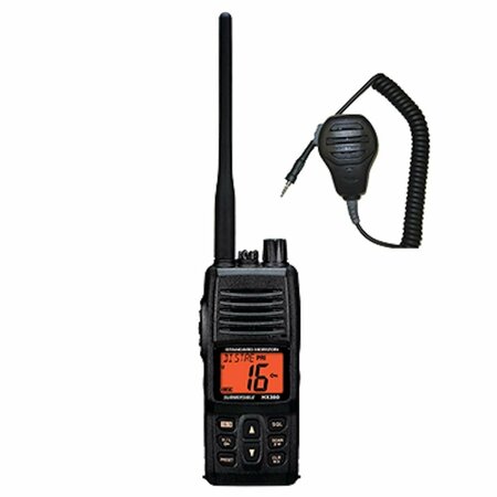 IGNITIONENCENDIDO HX380MH73A Handheld VHF Radio, Black IG3574315